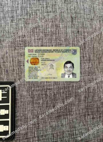 Lithuania ID photolook FRONT